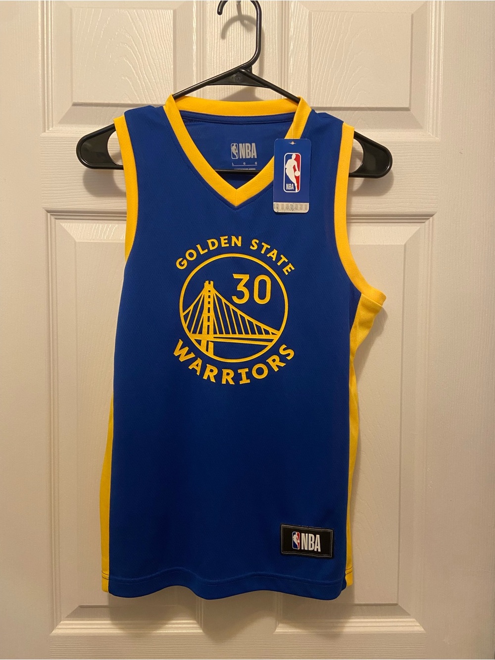 NBA Golden State Warriors Youth Jersey - Royal Blue & Yellow